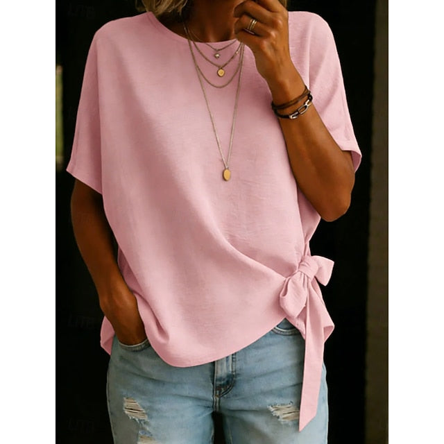 Women's T Shirt Summer Tops Graphic Plain Stylish Classic