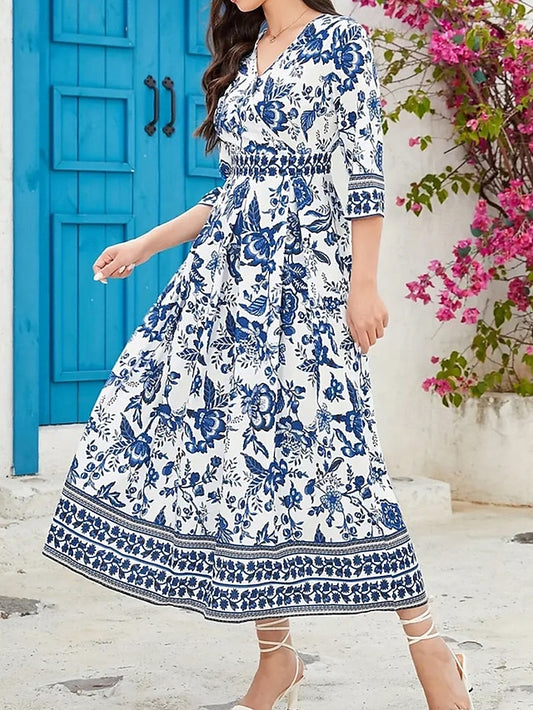 Women's Midi Dress A Line Dress Summer Dress Boho Dress