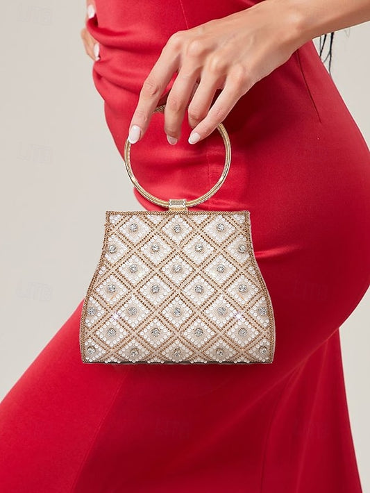 – Evening Women's Bag Embellished Clutch Rhinestone
