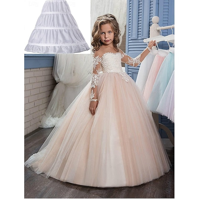 Victorian Hoop Ankle Petticoat Under Baroque Length Skirt Rococo