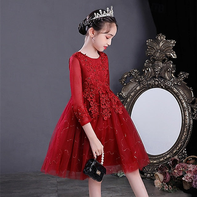 Kid's Flower Dress Girl Girls' Princess