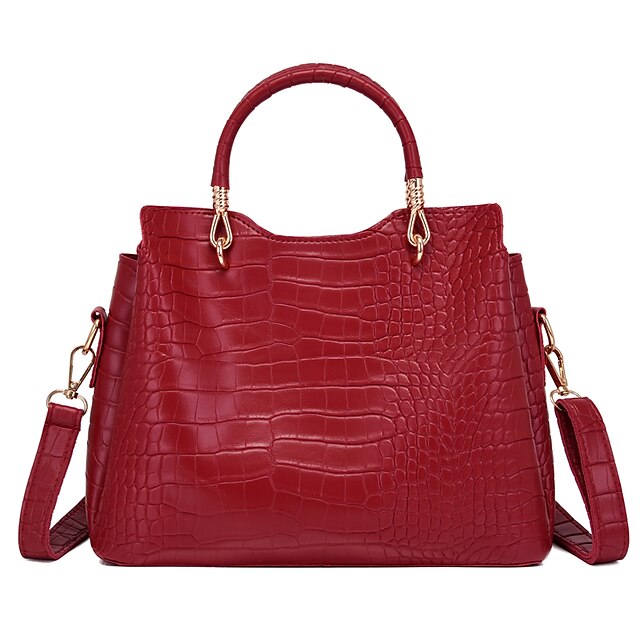 Bag PU out Leather Office Women's Set 3 Purse Pcs Going