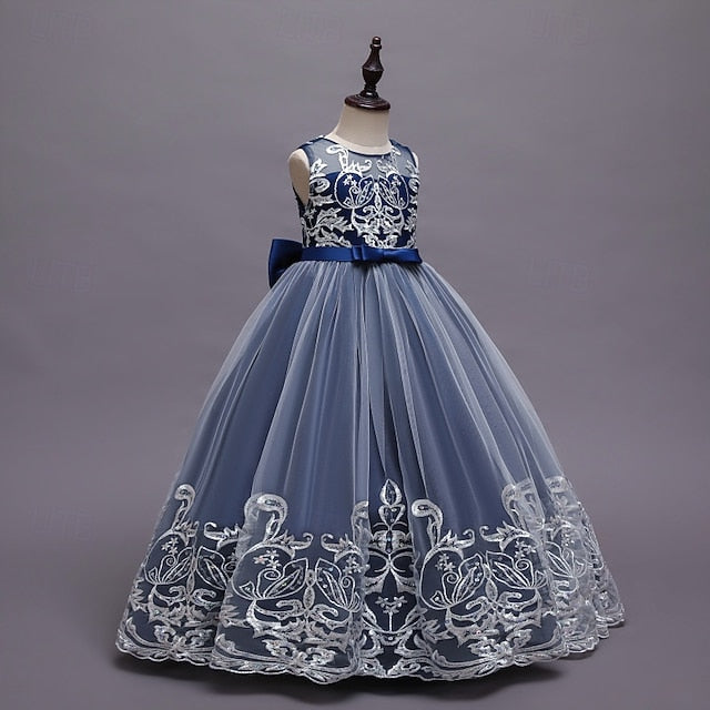 Girls' Princess Flower Dress Kid's Girl