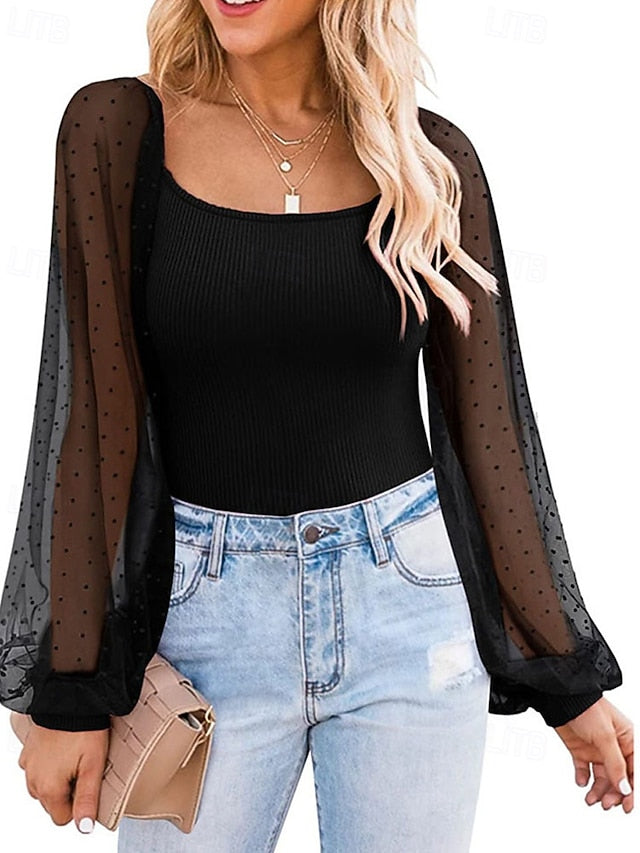 Women's Blouse Dressy Tops Chiffon Tops Tight Tops Ruched