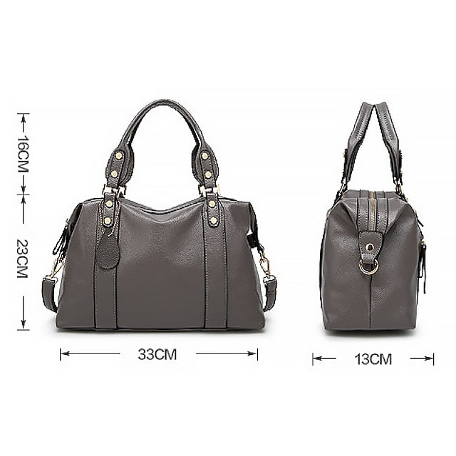 Bag Shoulder Handbag Crossbody PU Women's Boston