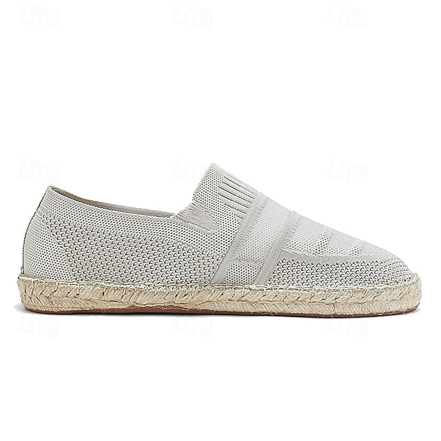 with Woven – Design Espadrilles Beige Men's Vacation