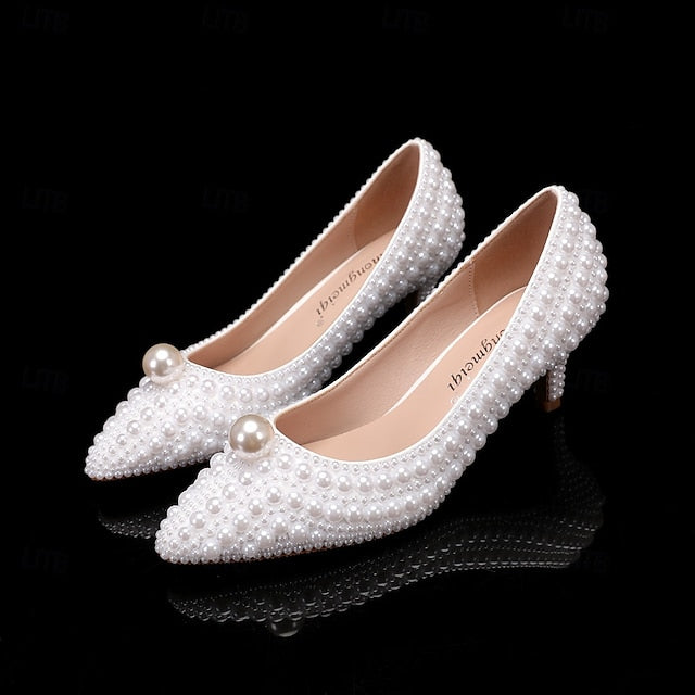 Wedding Shoes Party White Women's