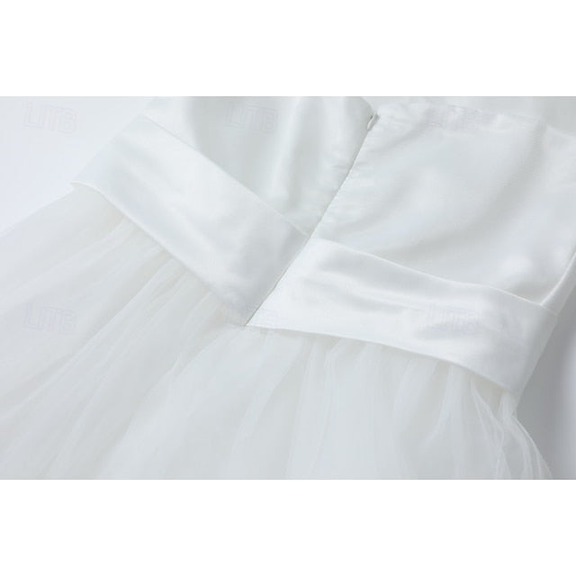 Dress Kids Girl Girls' Flower Sleeveless Wedding