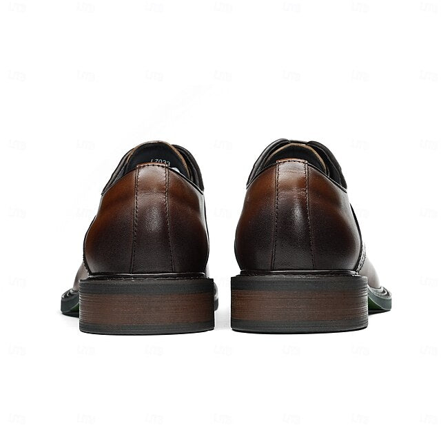 First Leather Layer Genuine Men's Oxford Shoes