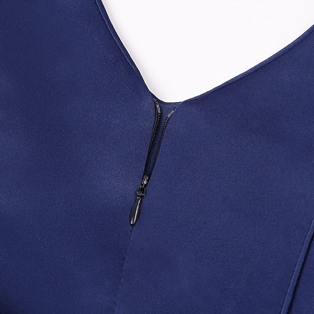 Formal Color Dress Kids Party Girls' Sleeveless Solid