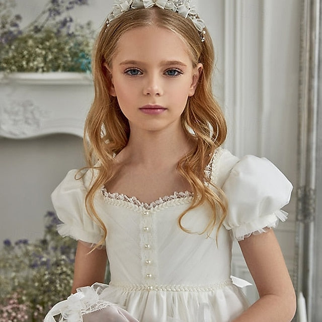 First Party Girl Girls' Flower Communion Dress