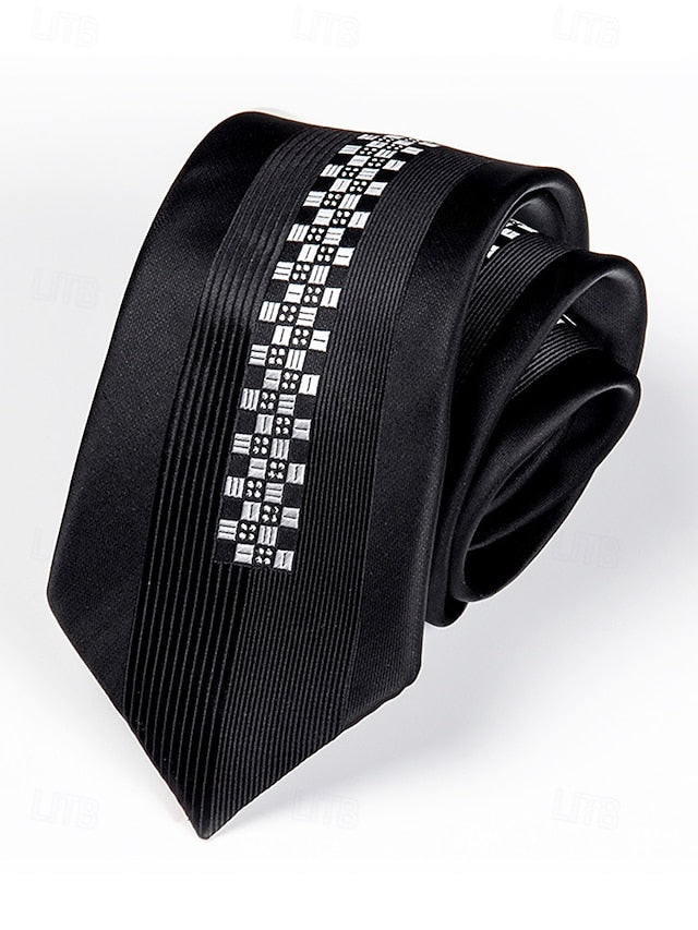Positioning - Tie Men's Narrow Pattern 6cm Stripe