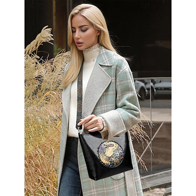 Bag – Vintage Embossed Boho Elephant Shoulder Women's