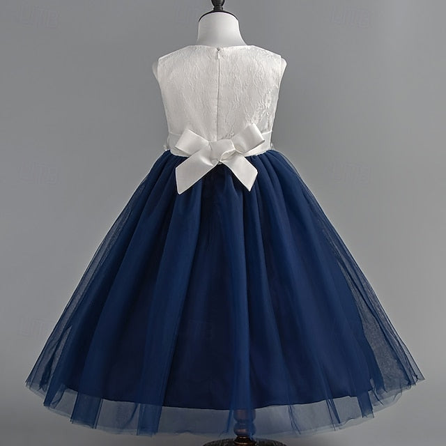 Sleeveless Party Special Floral Dress Kids Girls' Wedding