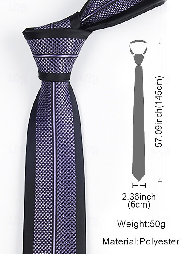 Positioning - Tie Men's Narrow Pattern 6cm Stripe