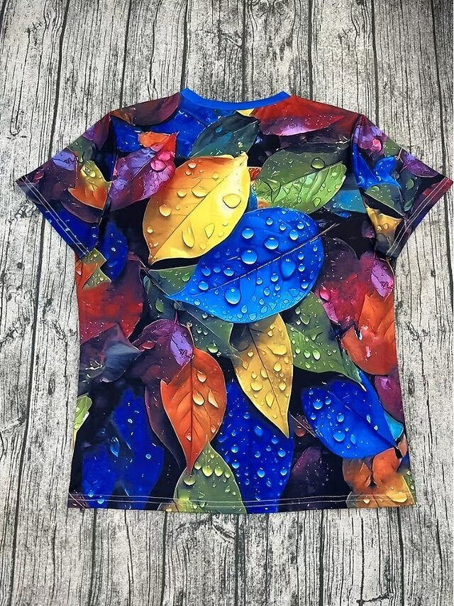 Women's T Shirt Print Floral Graphic Vintage Fashion