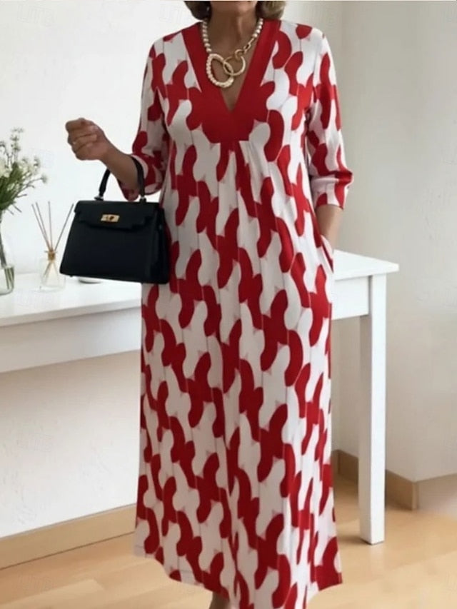 Women's Knee Length Dress A Line Dress Vacation Casual