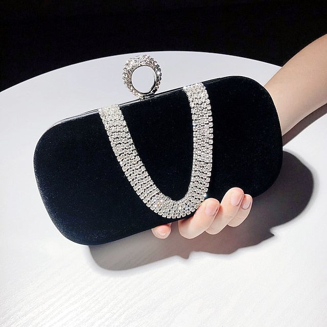 Velvet Wristlet Women's Evening Bags Bag Clutch