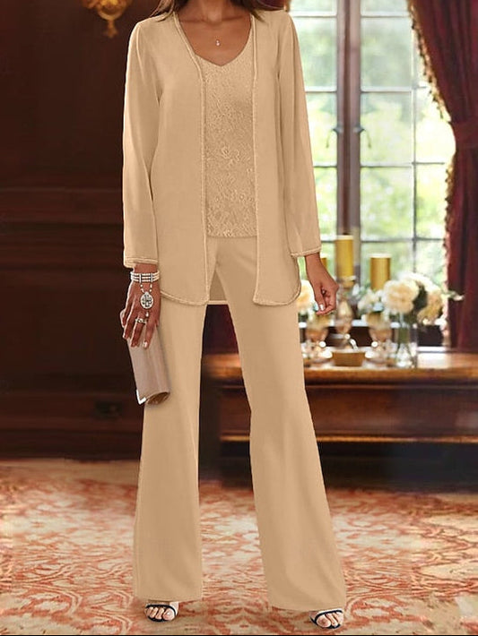 Formal Bride the Pantsuit Wedding Piece of Beach 3 Mother