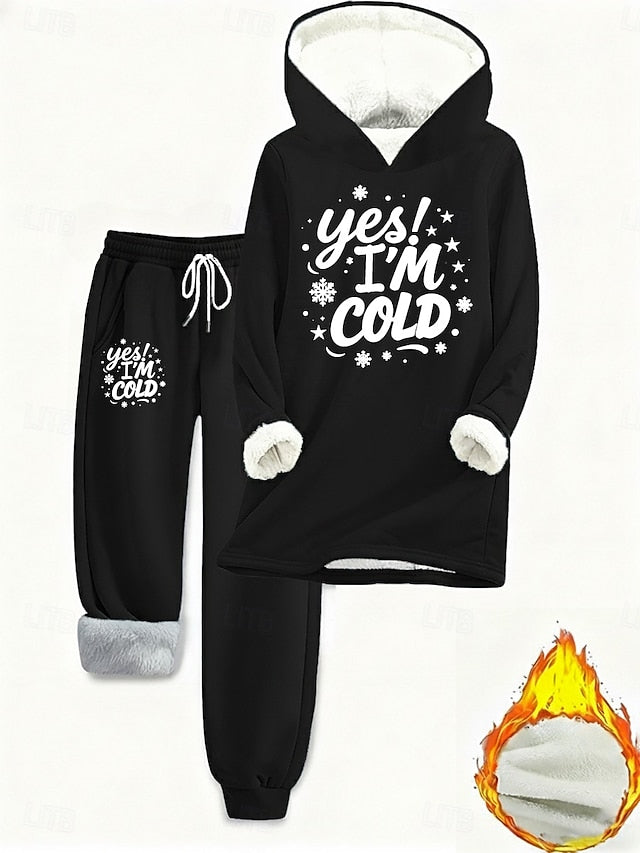 Women's Two Piece Sets Tracksuit Pants Sets Long Sleeve