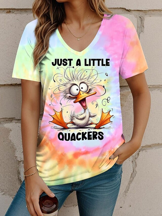 Women's T Shirt Print Graphic Animal Letter Stylish Casual