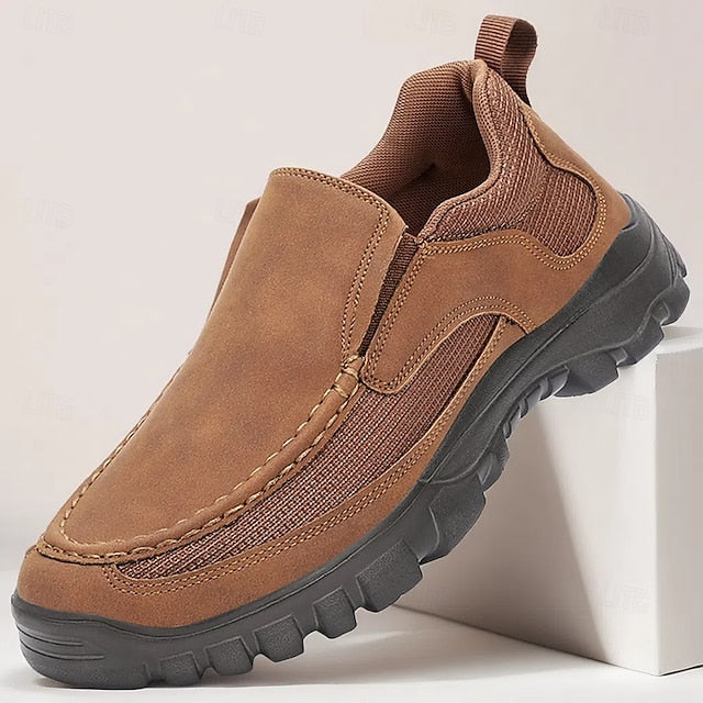 Sandals Slip-On Perforated Design Stylish with Maroon Men's