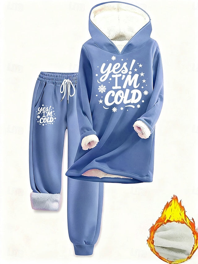 Women's Two Piece Sets Tracksuit Pants Sets Long Sleeve