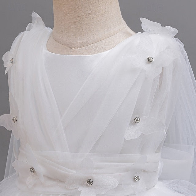 Girls' Formal Flower Party Dress Girl Wedding