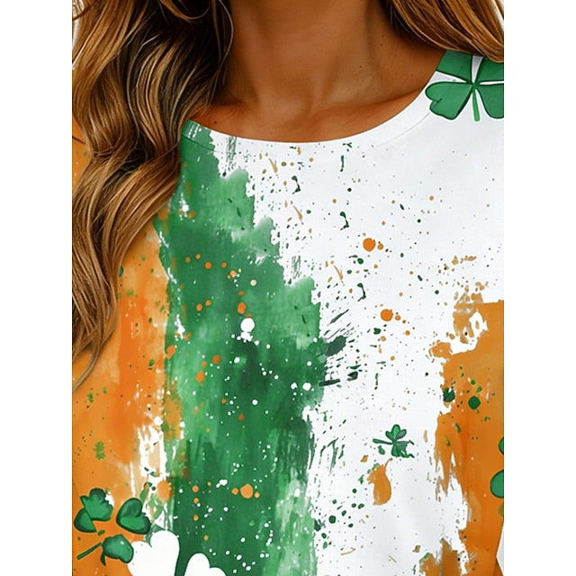 Women's T Shirt Tee 100% Cotton Solid Color Stylish Basic