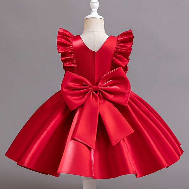 Party Sleeveless Toddler Wedding Girls' Floral Dress