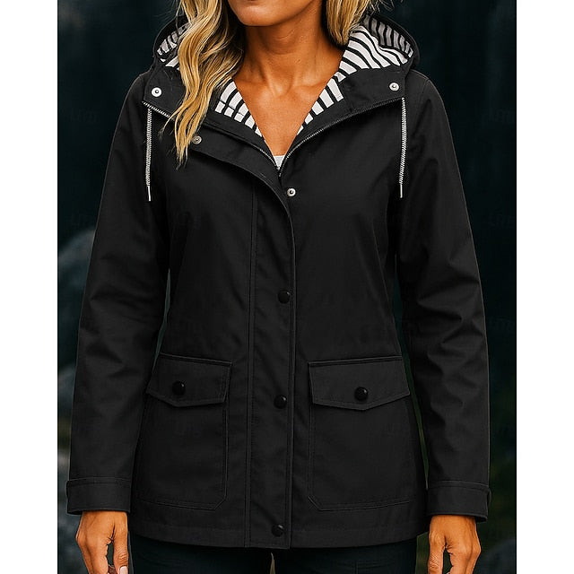 Women's Hiking Jacket Rain Coat Outdoor Waterproof