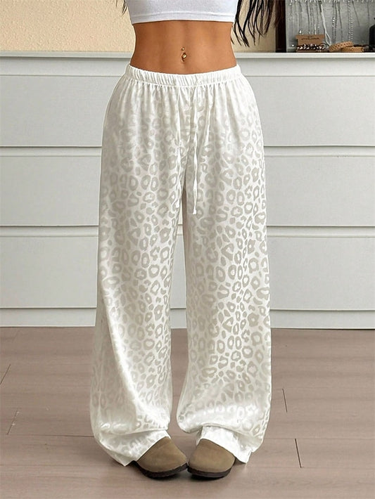 Women's Culottes Wide Leg Chinos Straight Elegant Vacation
