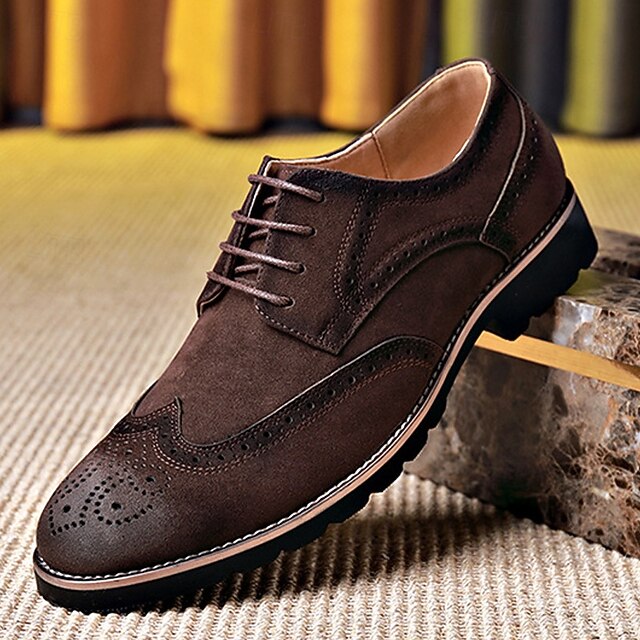 Brogue Men's Vintage Brown – Shoes Derby Lace-Up
