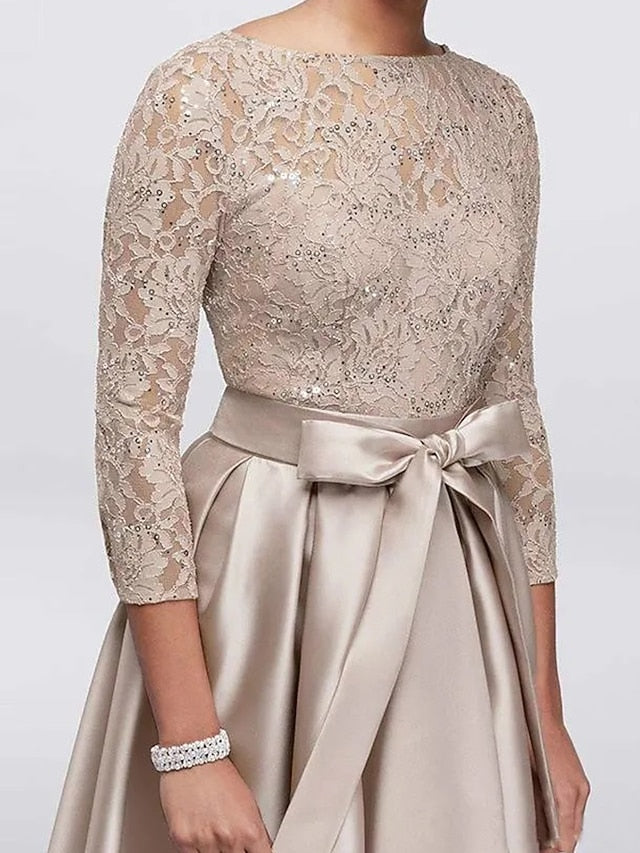 Plus Mother Wedding Size of the A-Line Guest Elegant Bride Dress