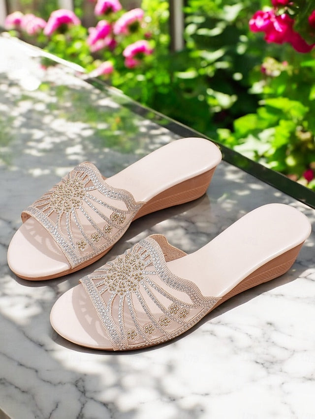 Classic - Women Black Heel Strappy Block Chic for Sandals Ankle