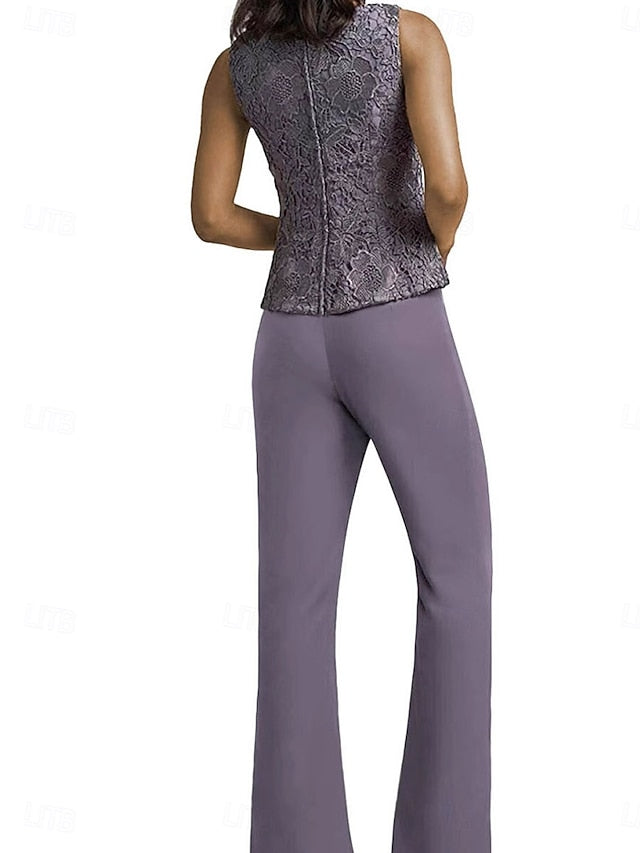 Dress Bride Wedding Mother of Guest the Simple Pantsuit Elegant