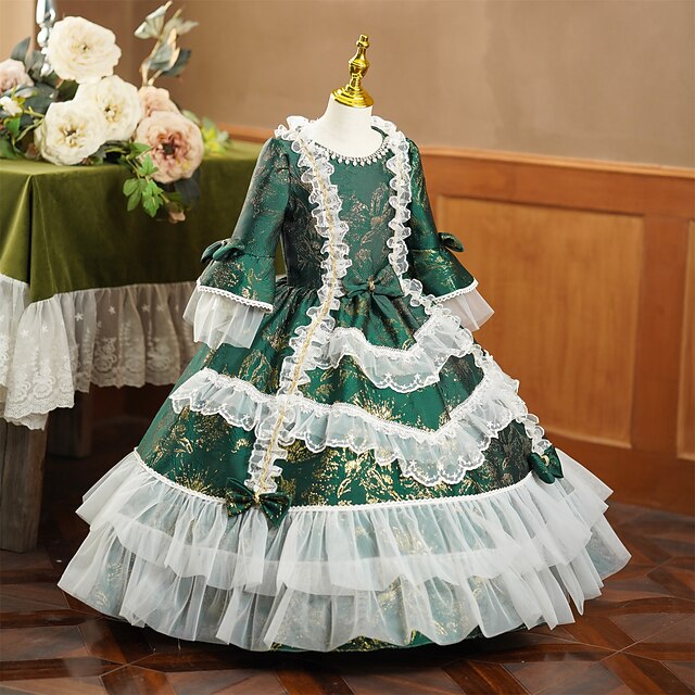 Gothic Party Rococo Costume Inspired Masquerade Dress Vintage