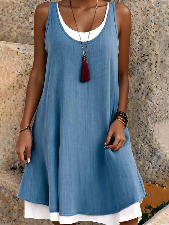 Women's Mini Dress Skater Dress Summer Dress Basic Casual