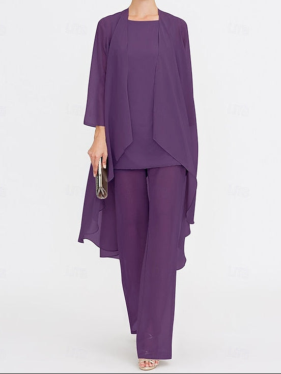 3 Mother Wedding Piece the of Bride Beach Pantsuit