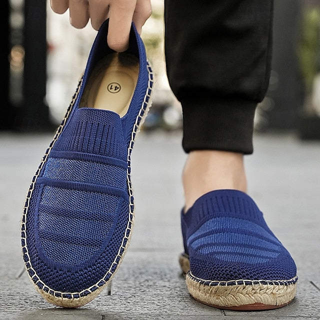 with Woven – Design Espadrilles Beige Men's Vacation