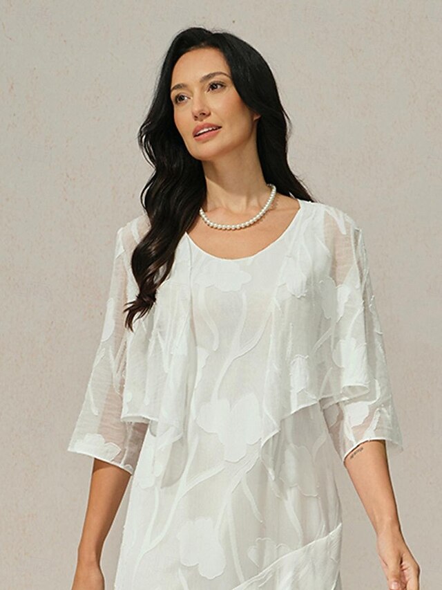 Women's Shrugs Solid Color Elegant Stylish Casual 3/4