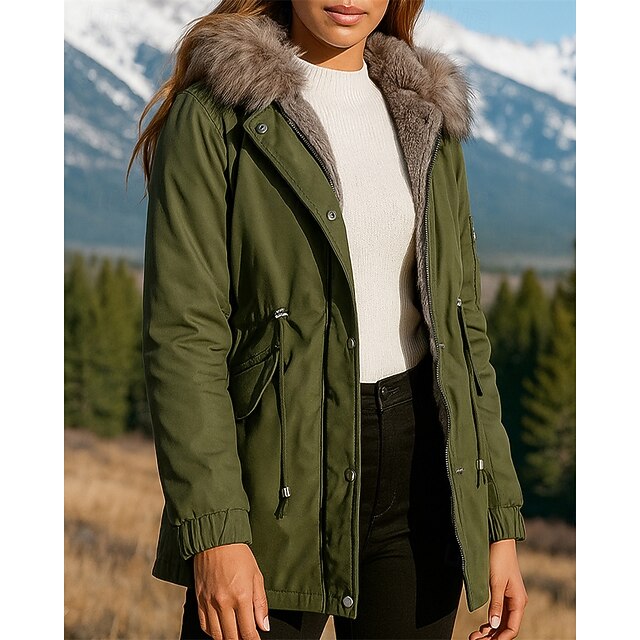 Women's Hiking Jacket Fleece Jacket Winter Coat Thermal
