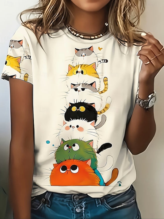 Women's T Shirt Graphic Animal Vintage Stylish Classic