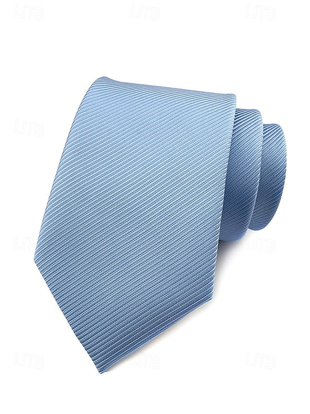 Men's striped tie satin