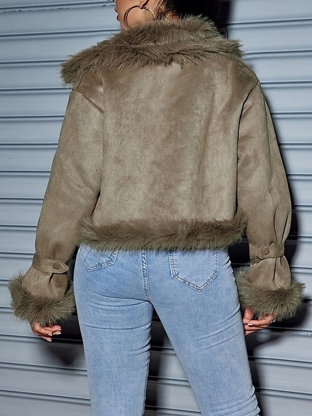 Fall Outdoor Coat Winter Daily Wear Women's Street