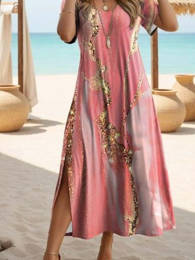 Women's Maxi Dress Casual Dress T Shirt Dress Tee Dress