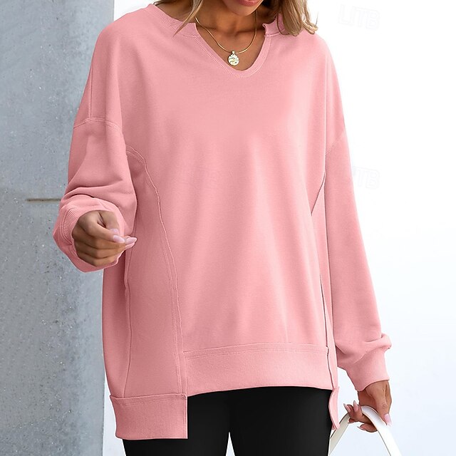 Women's Pullover Sweatshirt Casual Tops Long Sleeve Top