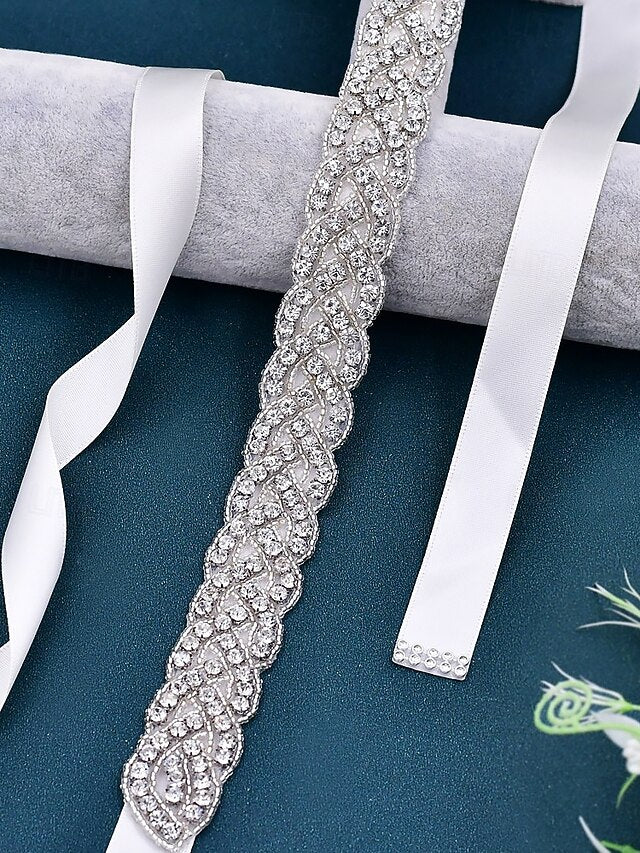 Rhinestone Wedding – Bridal Elegant Crystal Waistband