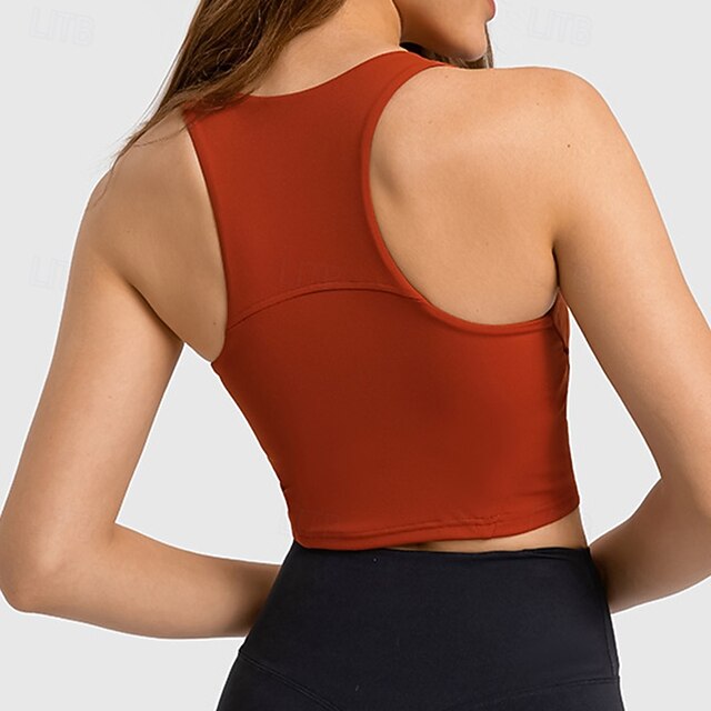 Women's Racerback  Bra Sports Tank Top Padded Sleeveless