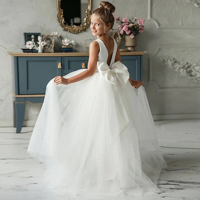 Colored Dress Kids Girls' Performance Sleeveless Solid